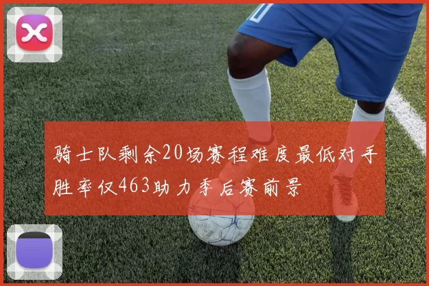骑士队剩余20场赛程难度最低对手胜率仅463助力季后赛前景