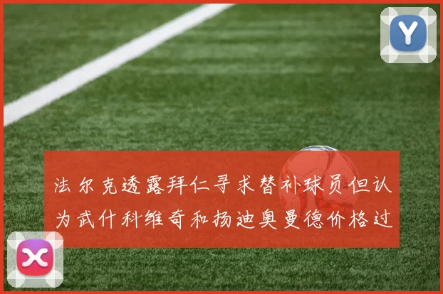 法尔克透露拜仁寻求替补球员但认为武什科维奇和扬迪奥曼德价格过高